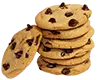 Ciasteczka ułożone w stos